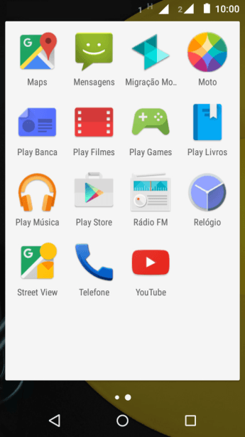 Pressione Play Store. Pressione Play Store.