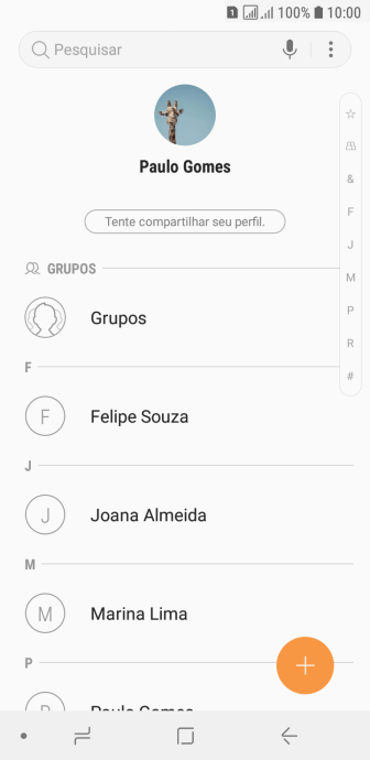 Pressione o ícone de menu. Pressione o ícone de menu.