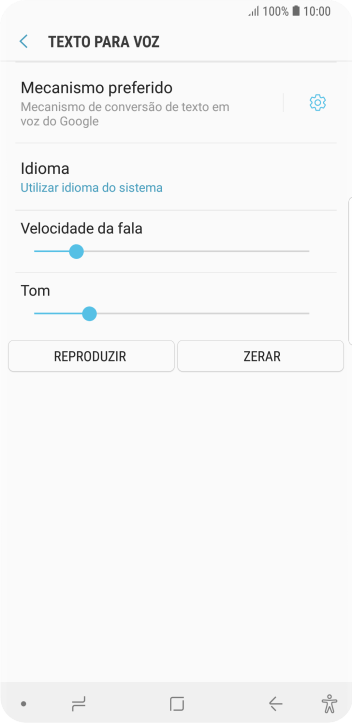 Pressione o ícone de configurações ao lado de Mecanismo preferido, e siga as instruções da tela para selecionar as configurações desejadas. Pressione o ícone de configurações ao lado de Mecanismo preferido, e siga as instruções da tela para selecionar as configurações desejadas.