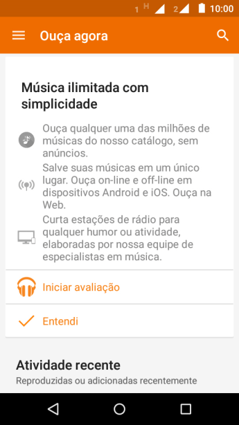 Deslize para a direita a partir do lado esquerdo da tela. Deslize para a direita a partir do lado esquerdo da tela.