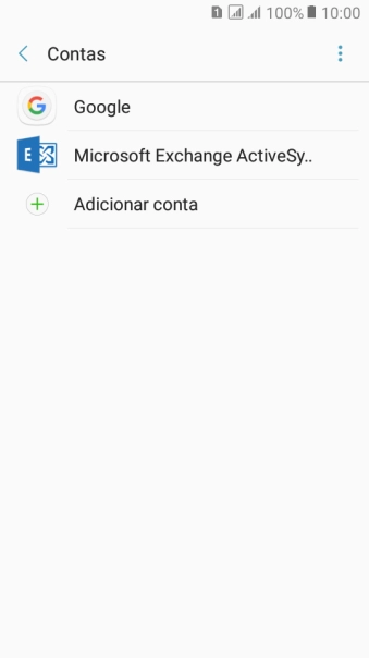 Se a tela mostrar essa imagem, sua conta foi reconhecida e configurada automaticamente. Siga as instruções da tela para inserir mais informações e finalizar a configuração. Se a tela mostrar essa imagem, sua conta foi reconhecida e configurada automaticamente. Siga as instruções da tela para inserir mais informações e finalizar a configuração.