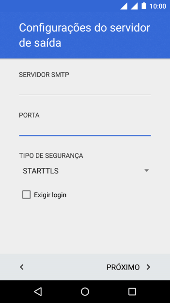 Pressione Exigir login para ativar a função. Pressione Exigir login para ativar a função.