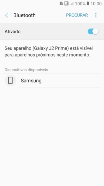 Pressione o dispositivo Bluetooth desejado, e siga as instruções da tela para conectar o dispositivo ao seu celular. Pressione o dispositivo Bluetooth desejado, e siga as instruções da tela para conectar o dispositivo ao seu celular.