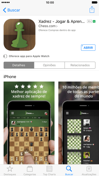 Pressione a tecla de início para finalizar e voltar à tela inicial. Pressione a tecla de início para finalizar e voltar à tela inicial.