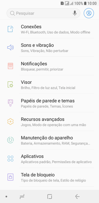 Pressione Conexões. Pressione Conexões.