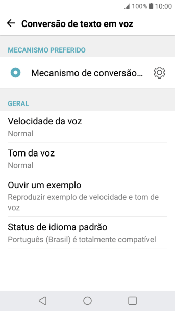 Pressione o ícone de configurações ao lado de Pressione o ícone de configurações ao lado de