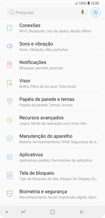 Pressione Manutenção do aparelho. Pressione Manutenção do aparelho.