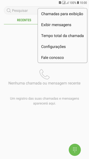 Pressione Configurações. Pressione Configurações.