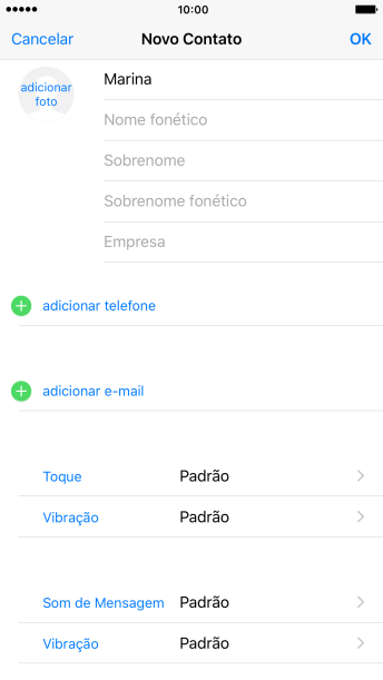 Pressione Sobrenome, e digite o sobrenome . Pressione Sobrenome, e digite o sobrenome .