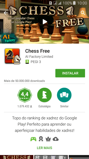 Pressione INSTALAR, e siga as indicações da tela para instalar o app desejado. Pressione INSTALAR, e siga as indicações da tela para instalar o app desejado.