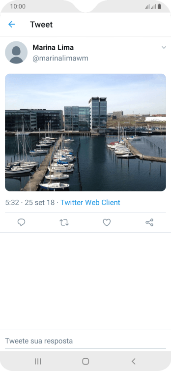 Pressione o campo de escrever, e digite a resposta desejada. Pressione o campo de escrever, e digite a resposta desejada.