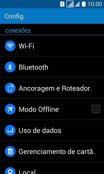 Pressione Uso de dados. Pressione Uso de dados.