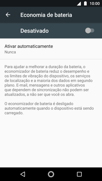 Pressione o indicador para ativar a função. Pressione o indicador para ativar a função.
