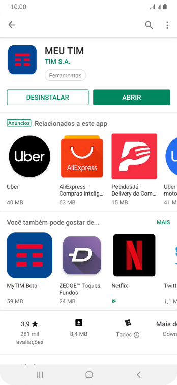 Pressione a tecla de início para finalizar e voltar à tela inicial. Pressione a tecla de início para finalizar e voltar à tela inicial.