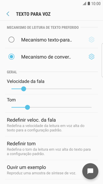 Pressione o ícone de configurações ao lado de Pressione o ícone de configurações ao lado de