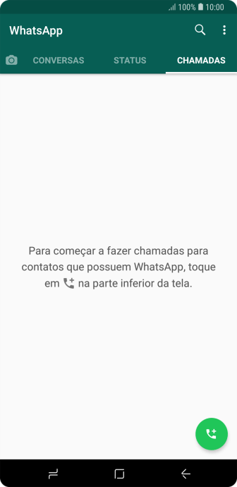 Pressione o ícone de chamada. Pressione o ícone de chamada.