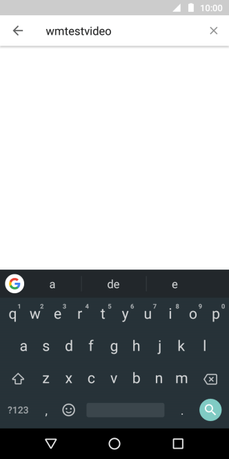Digite a palavra de busca desejada, e pressione o ícone de busca. Digite a palavra de busca desejada, e pressione o ícone de busca.