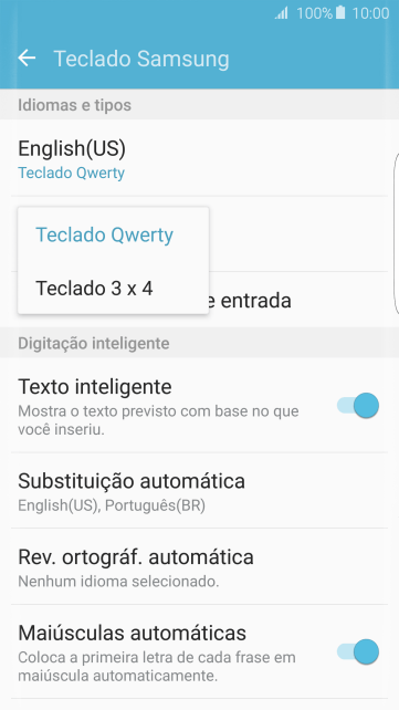 Pressione Teclado Qwerty. Pressione Teclado Qwerty.