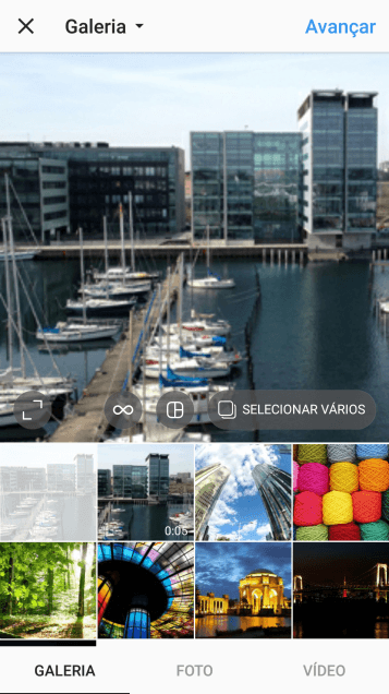 Pressione GALERIA, e navegue até a foto ou vídeo desejado. Pressione GALERIA, e navegue até a foto ou vídeo desejado.