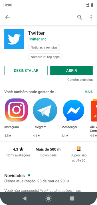 Pressione a tecla de início para finalizar e voltar à tela inicial. Pressione a tecla de início para finalizar e voltar à tela inicial.