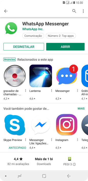 Pressione a tecla de início para finalizar e voltar à tela inicial. Pressione a tecla de início para finalizar e voltar à tela inicial.