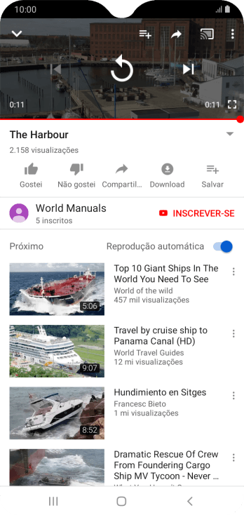 Pressione a tecla de início para finalizar e voltar à tela inicial. Pressione a tecla de início para finalizar e voltar à tela inicial.