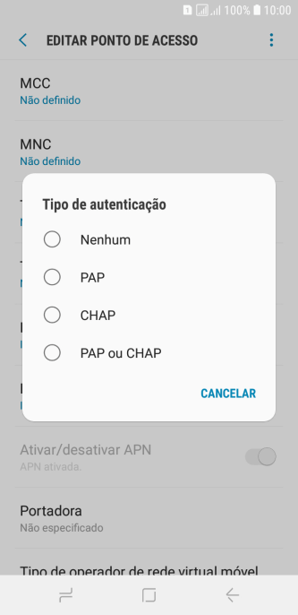 Pressione PAP ou CHAP. Pressione PAP ou CHAP.