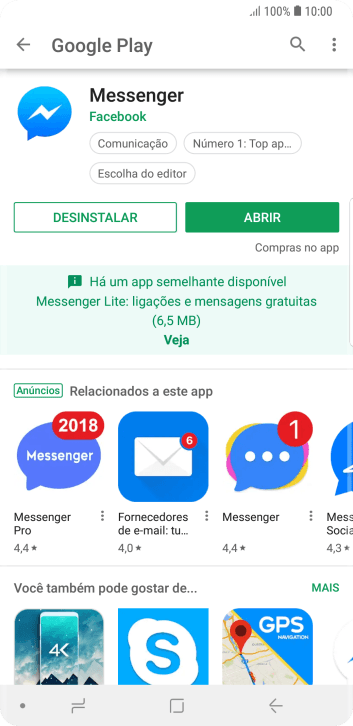 Pressione a tecla de início para finalizar e voltar à tela inicial. Pressione a tecla de início para finalizar e voltar à tela inicial.