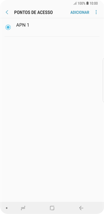 Pressione ADICIONAR. Pressione ADICIONAR.