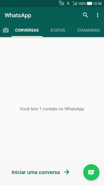 Pressione o ícone de busca, e digite as primeiras letras do nome do contato. Pressione o ícone de busca, e digite as primeiras letras do nome do contato.