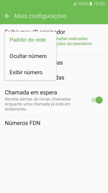 Pressione Exibir número para ativar a identificação do seu número. Pressione Exibir número para ativar a identificação do seu número.