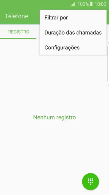 Pressione Configurações. Pressione Configurações.