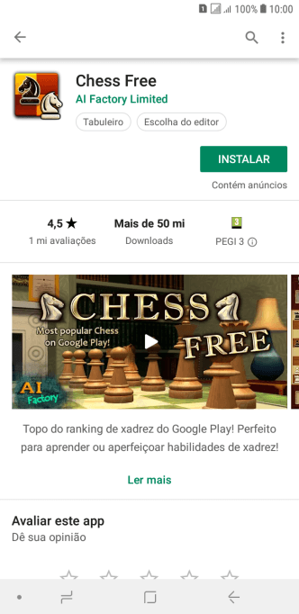 Pressione INSTALAR, e siga as indicações da tela para instalar o app. Pressione INSTALAR, e siga as indicações da tela para instalar o app.