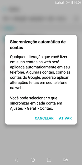 Pressione ATIVAR para ativar a função. Pressione ATIVAR para ativar a função.