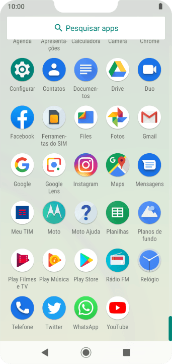 Pressione Play Store. Pressione Play Store.