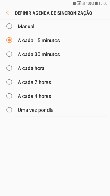 Pressione a configuração desejada. Pressione a configuração desejada.