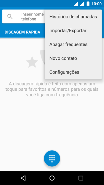 Pressione Configurações. Pressione Configurações.