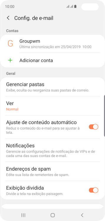 Pressione Notificações. Pressione Notificações.