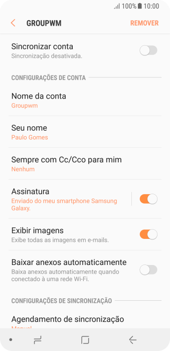 Pressione o indicador ao lado de Pressione o indicador ao lado de