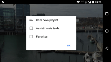 Pressione a lista de reprodução desejada. Pressione a lista de reprodução desejada.