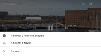 Pressione Adicionar à playlist. Pressione Adicionar à playlist.