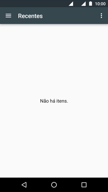 Deslize para a direita a partir do lado esquerdo da tela. Deslize para a direita a partir do lado esquerdo da tela.