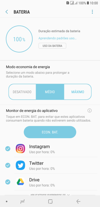 Pressione a tecla de início para finalizar e voltar à tela inicial. Pressione a tecla de início para finalizar e voltar à tela inicial.