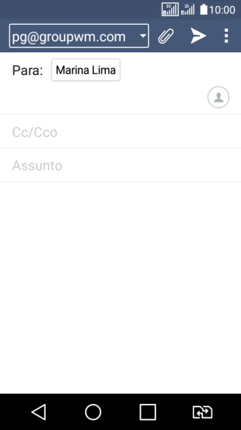 Pressione Assunto, e digite o assunto desejado. Pressione Assunto, e digite o assunto desejado.
