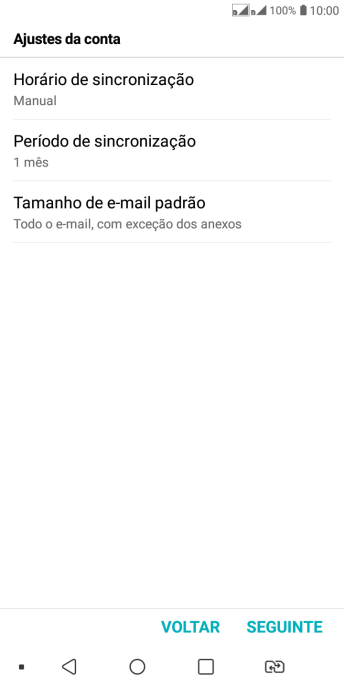 Pressione Horário de sincronização. Pressione Horário de sincronização.
