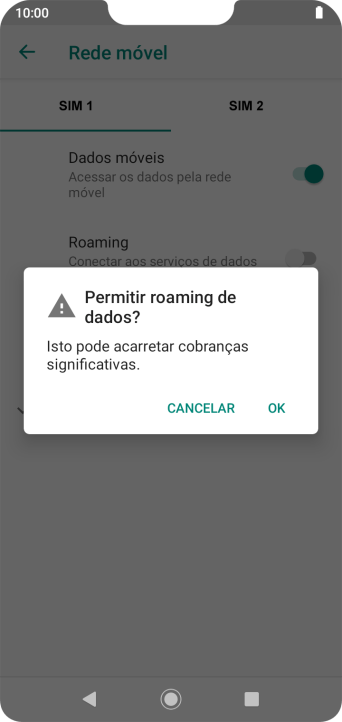 Se você quiser ativar a função, deve pressionar OK. Se você quiser ativar a função, deve pressionar OK.