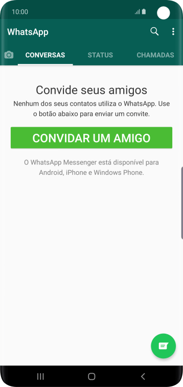 Pressione a tecla de início para finalizar e voltar à tela inicial. Pressione a tecla de início para finalizar e voltar à tela inicial.