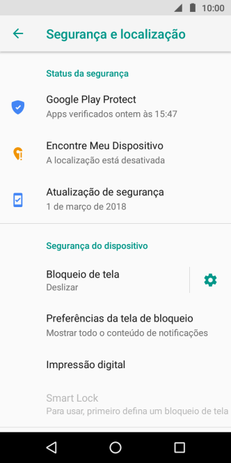 Pressione Impressão digital. Pressione Impressão digital.
