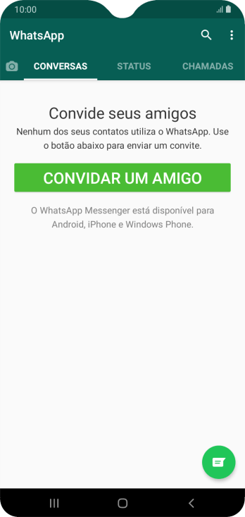 Pressione a tecla de início para finalizar e voltar à tela inicial. Pressione a tecla de início para finalizar e voltar à tela inicial.