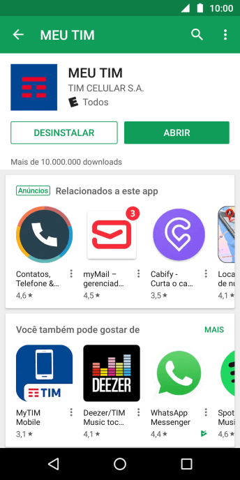 Pressione a tecla de início para finalizar e voltar à tela inicial. Pressione a tecla de início para finalizar e voltar à tela inicial.